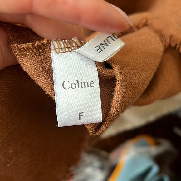 COLINE (French Brand) | Shift Dress Rust color - Picture 3 of 10